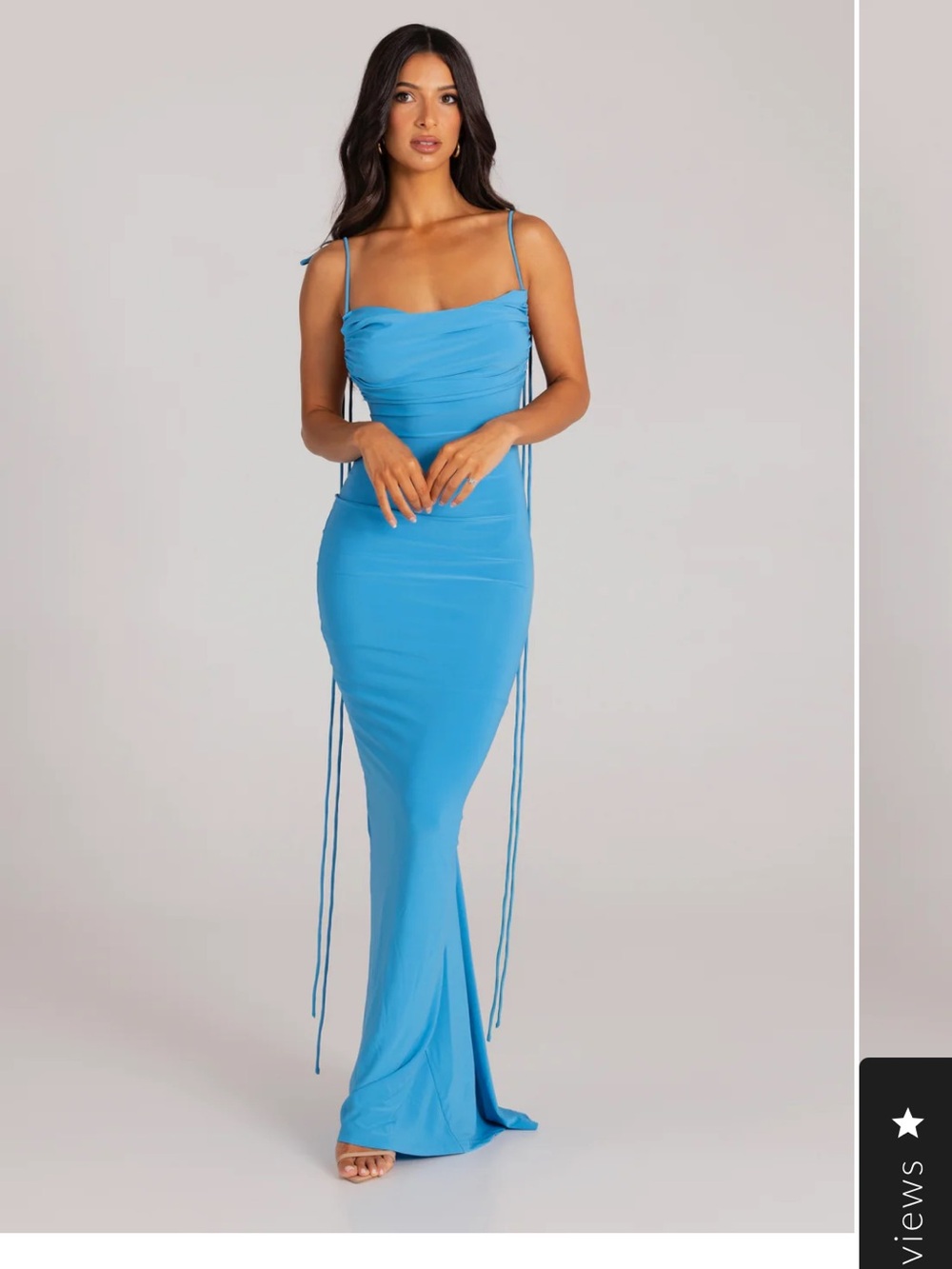 Blue maxi dress